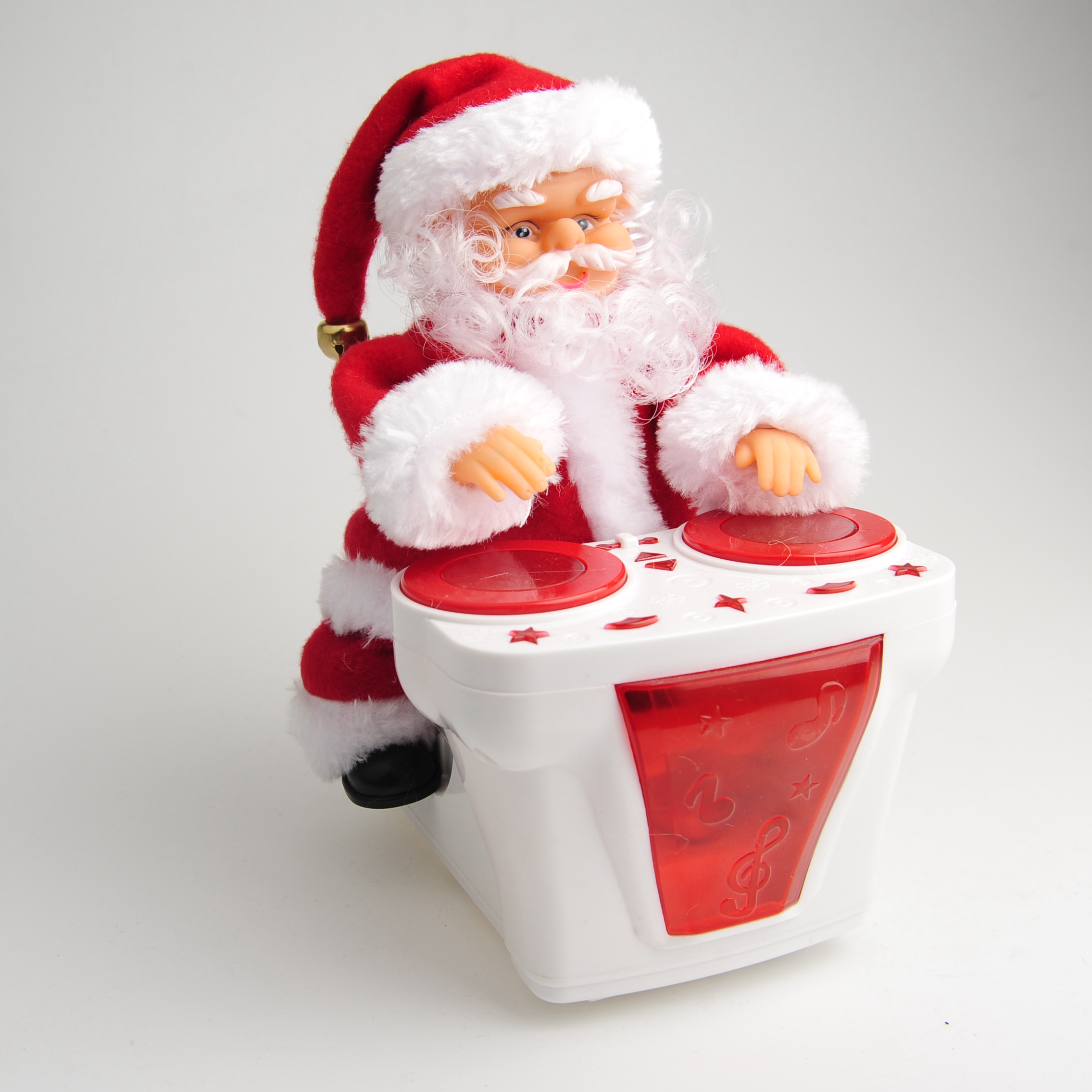 Santa Claus electric percussion drum singing Santa Claus toys Christmas decorative ornaments