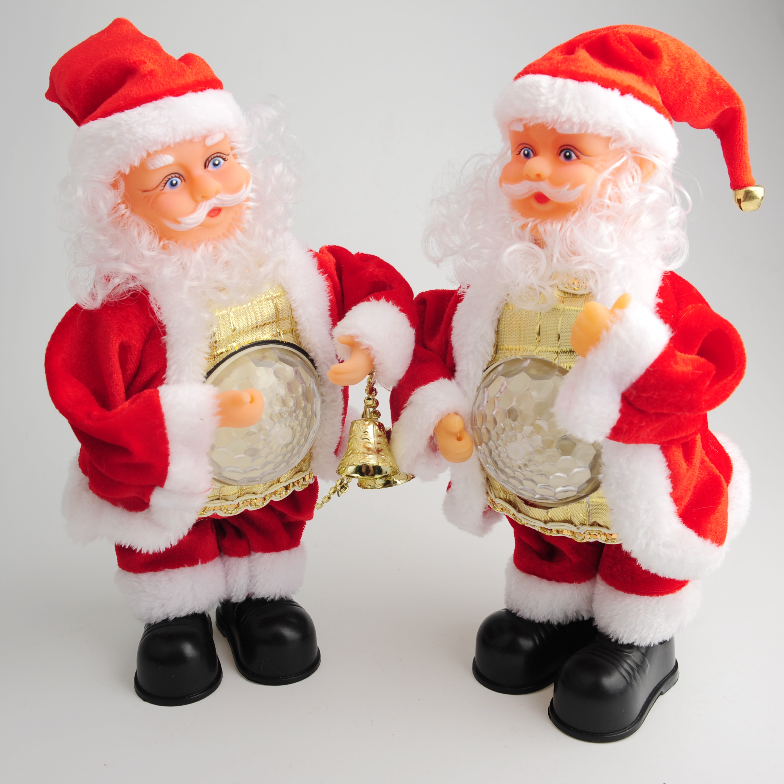 Santa Claus electric, glowing, singing, Santa Claus toys, Christmas decorative ornaments Item Picture