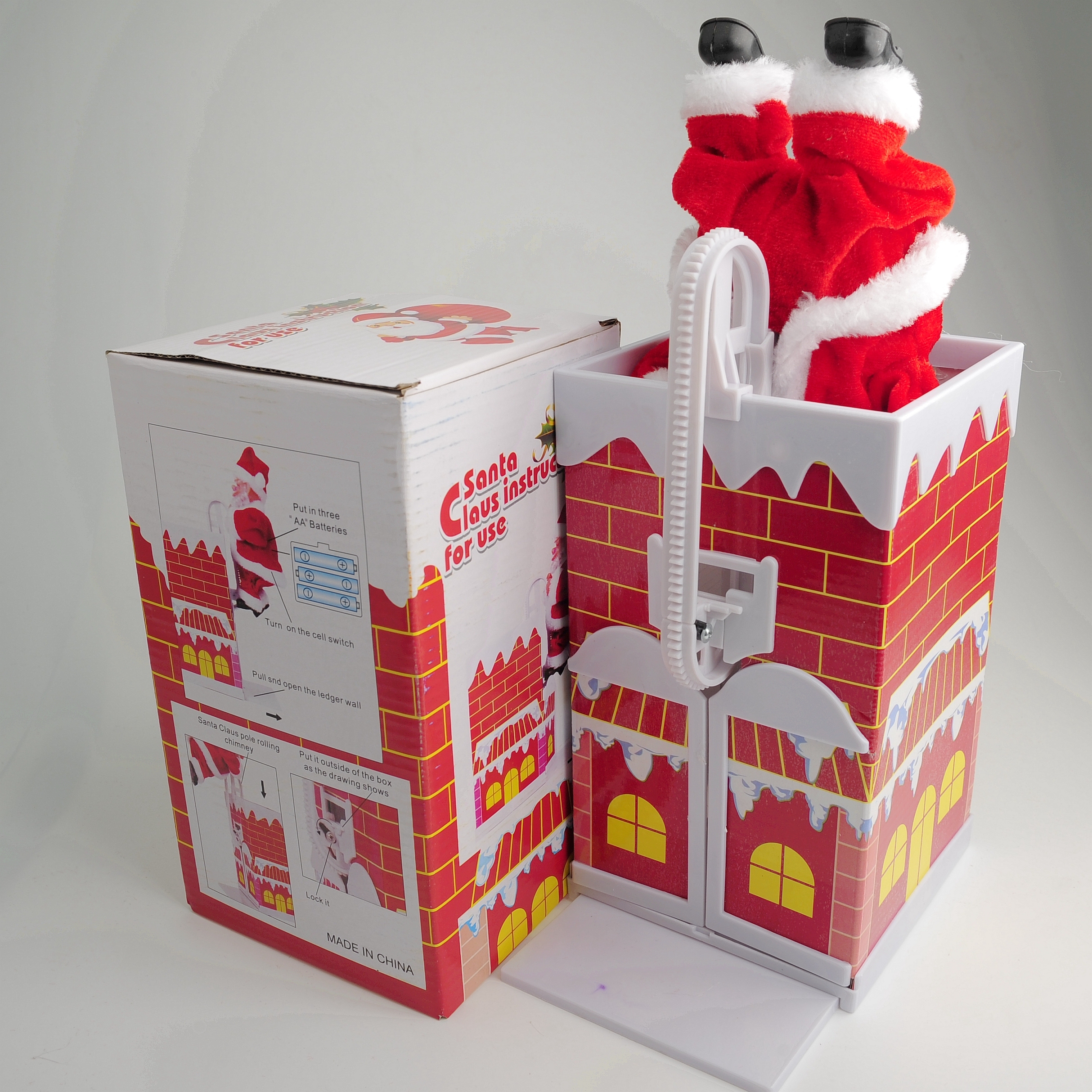 智力电动玩具/电动圣诞/电动圣诞礼品/毛绒玩具/儿童玩具白底实物图