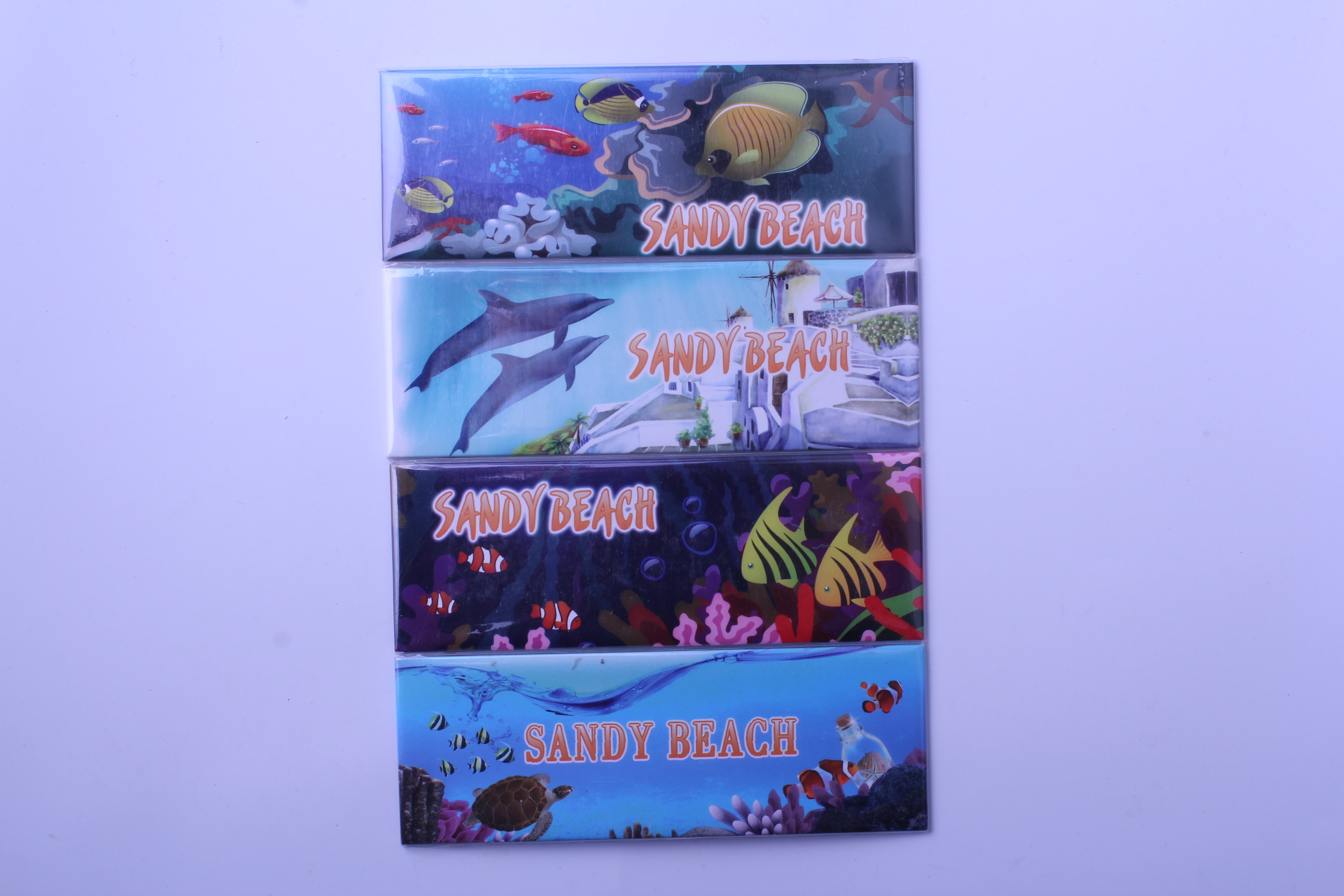 Customized ocean series tinplate soft magnetic fridge magnets, dolphin beach tinplate fridge magnets, and tourist souvenirs from the manufacturer Application Scenario