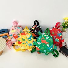 韩版可爱卡通恐龙背包新款幼儿园男女童1-3-5岁中小班双肩书包潮