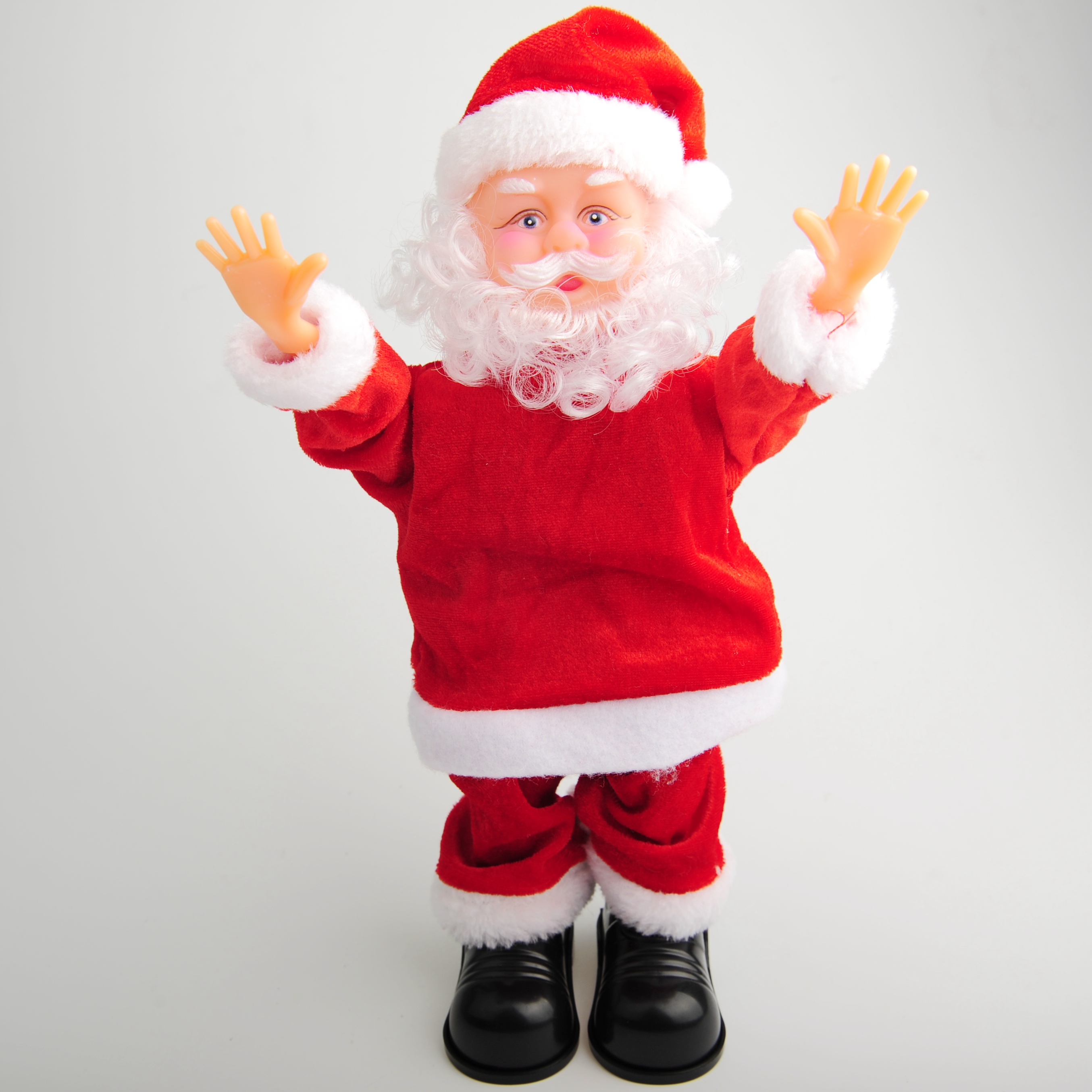 Novel and interesting upside-down electric music Santa Claus doll toys, cross-border Christmas gifts