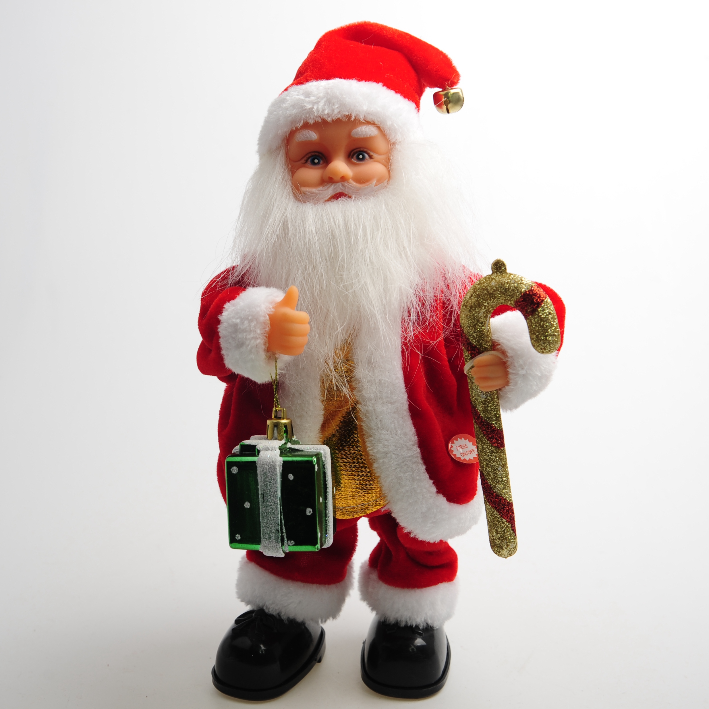 Novel and creative gift boxes, swinging Santa Claus dolls with music and electric toys, cross-border supply of gifts