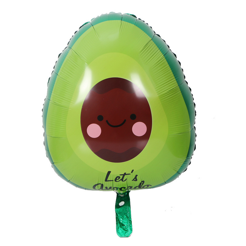 Carnival party decoration: Fruit balloons, cactus, pineapple, watermelon, avocado, strawberry, aluminum film balloons Application Scenario