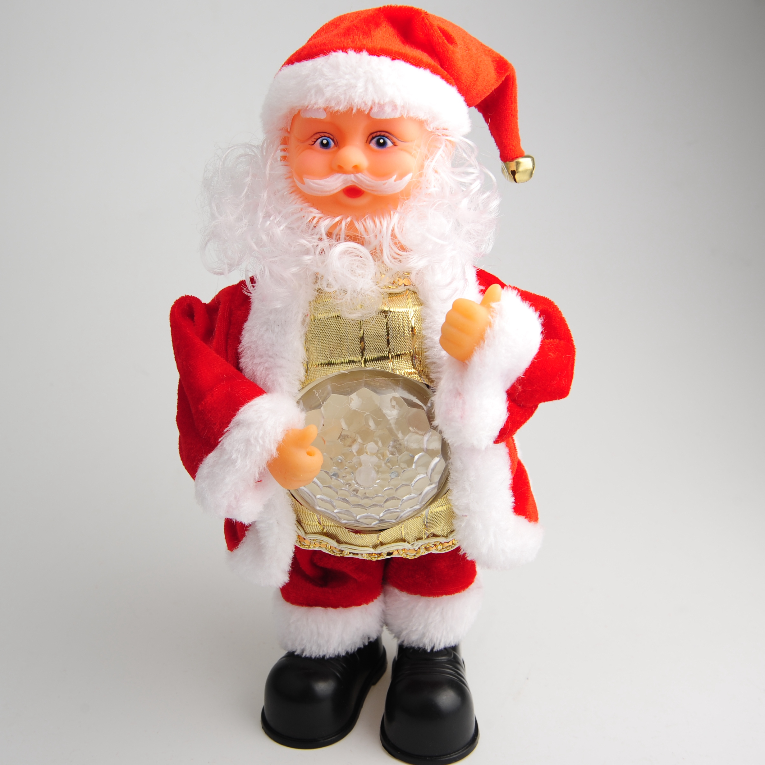 Santa Claus electric, glowing, singing, Santa Claus toys, Christmas decorative ornaments