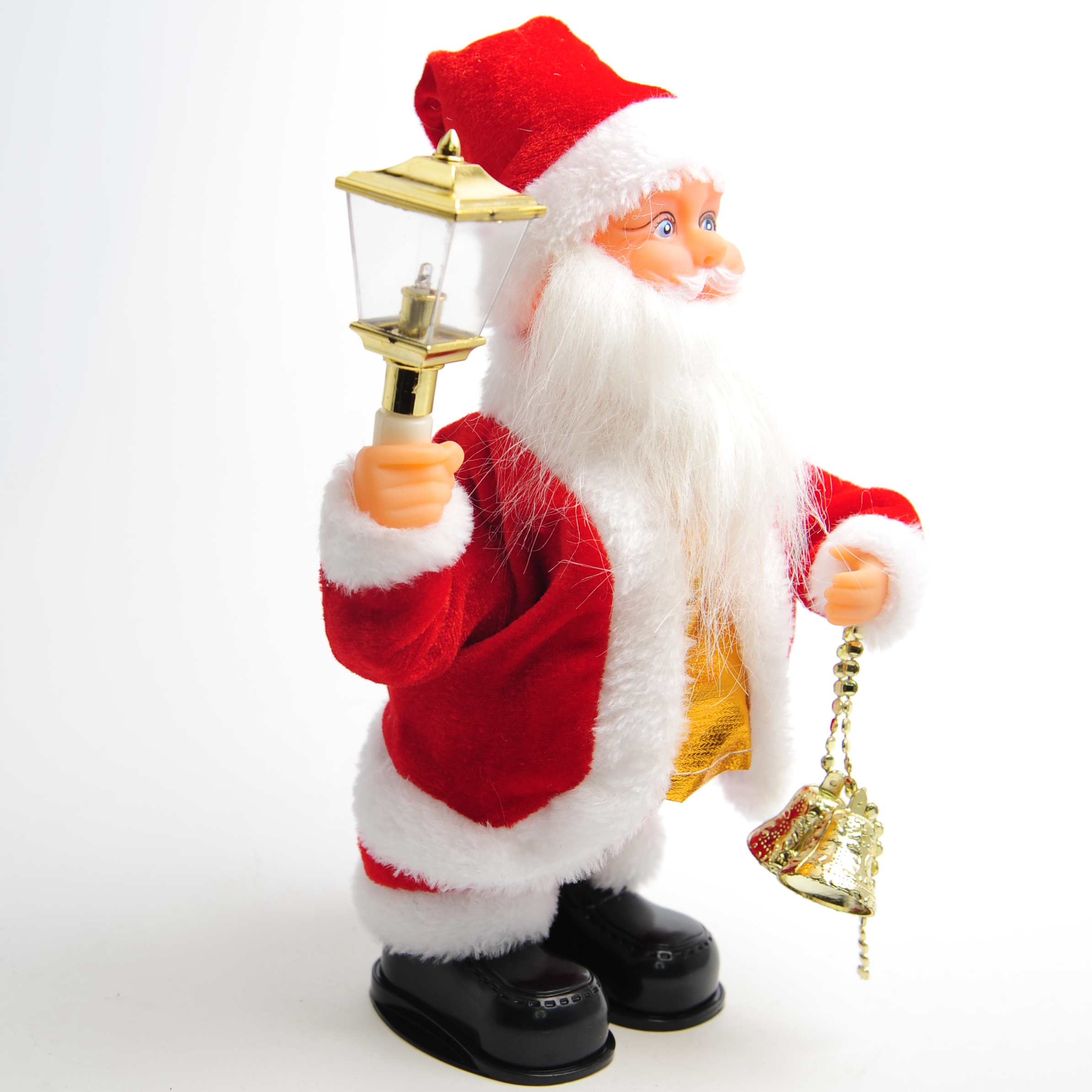 Santa Claus electric support lamp, Santa Claus toy, Christmas decorative item details Picture