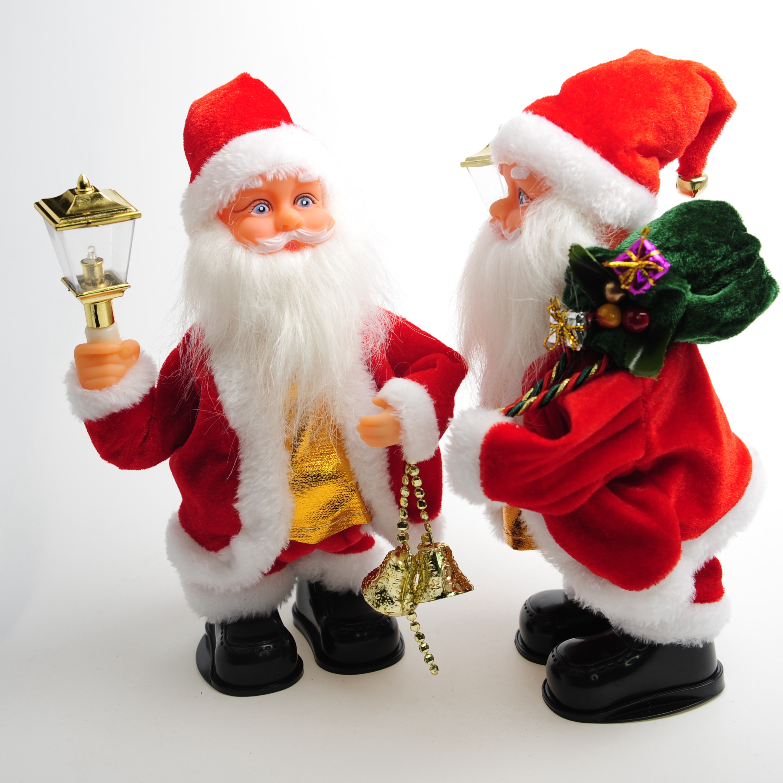 Santa Claus electric support lamp, Santa Claus toy, Christmas decorative item Application Scenario