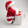 Santa Claus electric percussion drum singing Santa Claus toys Christmas decorative ornaments details Picture