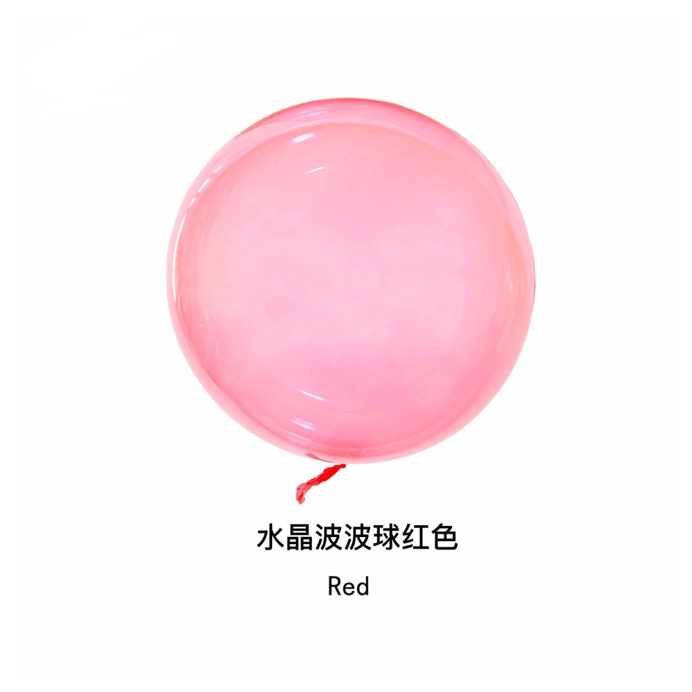 Stretched crystal bounball 18-inch color transparent bounball wedding party decoration balloon Item Picture