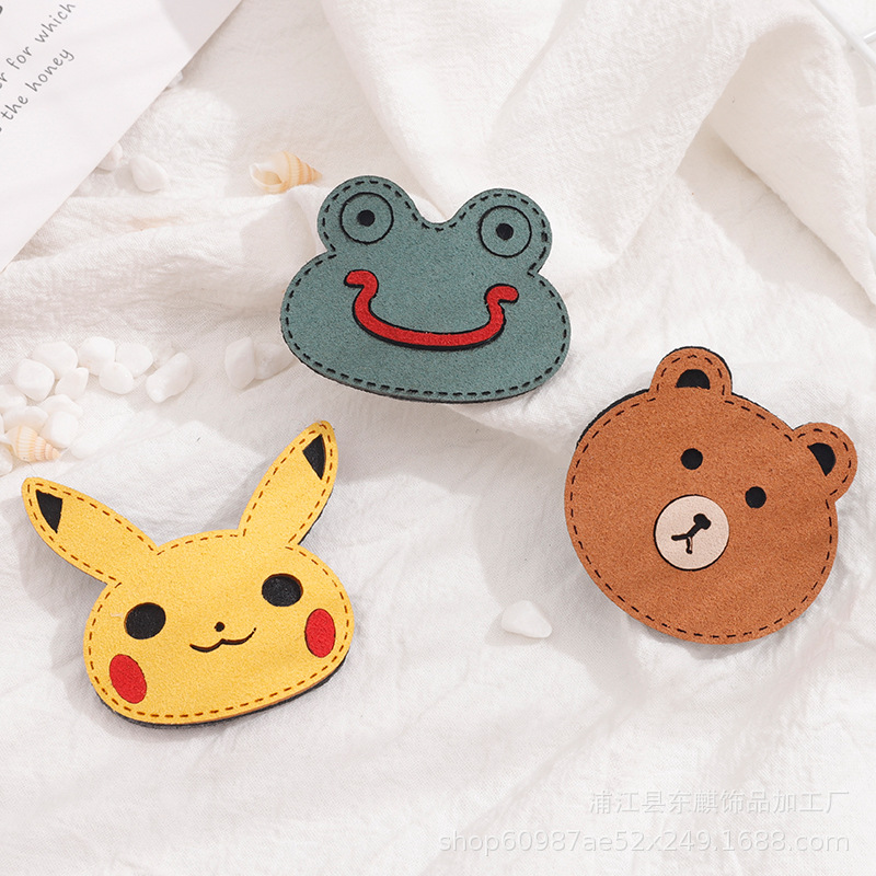 New Strong KT Cat Korean version Creative oil-dripping leather bb clip, cute student side clip, bangs clip, new hair clip, scratch-off clip, factory direct sale, genuine X3 165