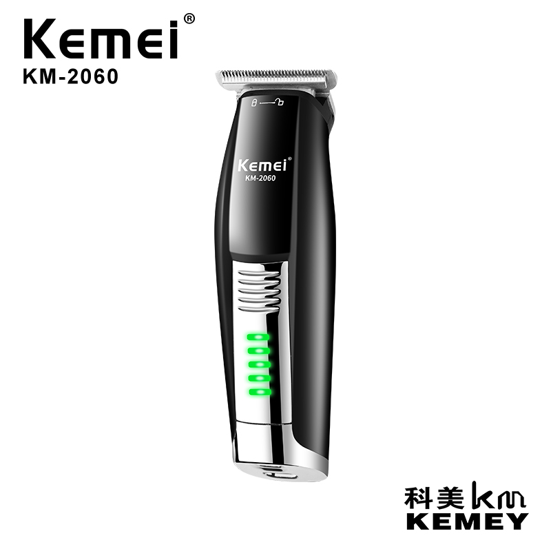KM-2060二合一理发剪带剃须刀头USB充电指示灯