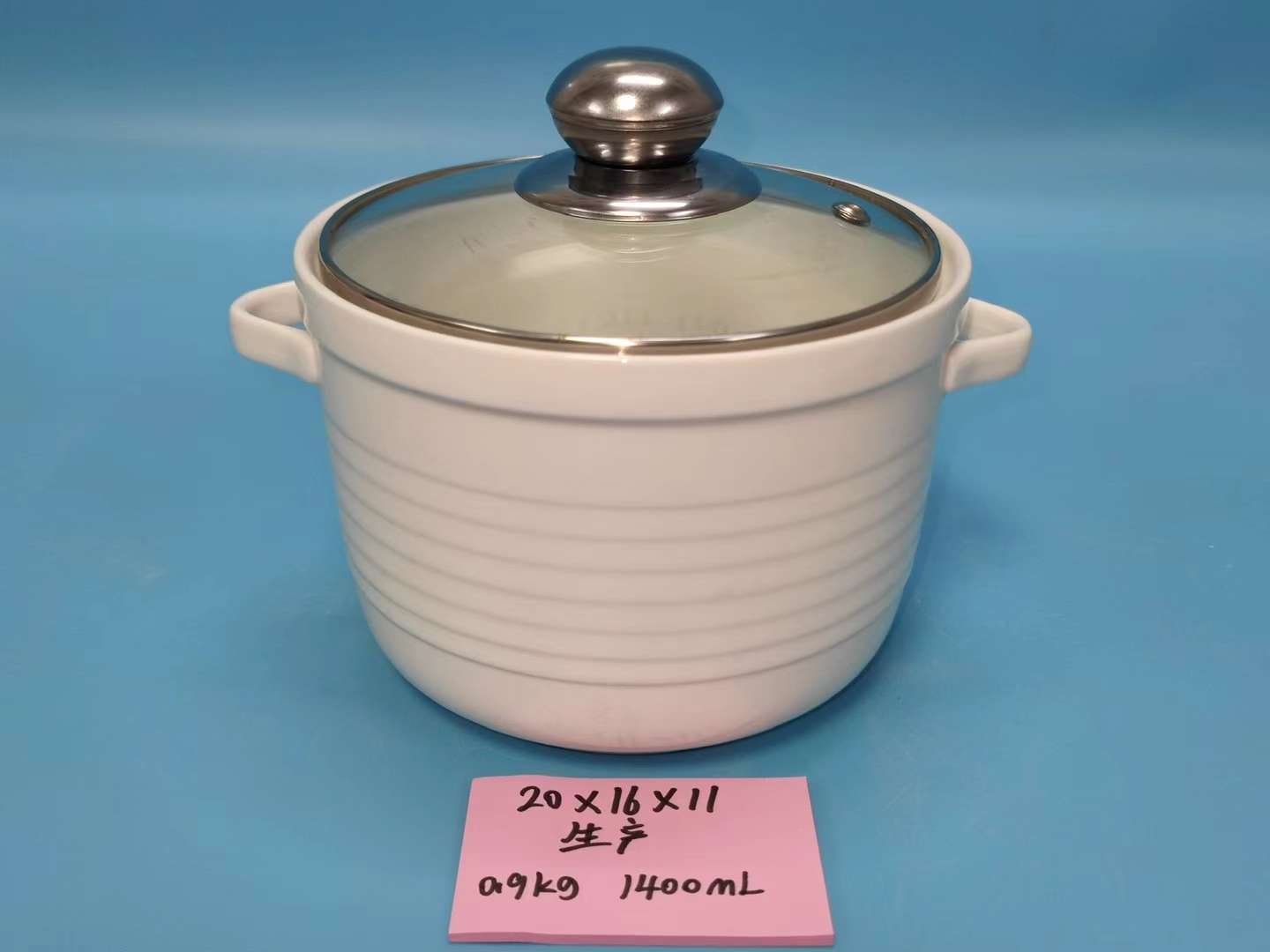 方圆陶瓷带盖陶瓷大碗浮雕陶瓷汤锅FY685788详情图10