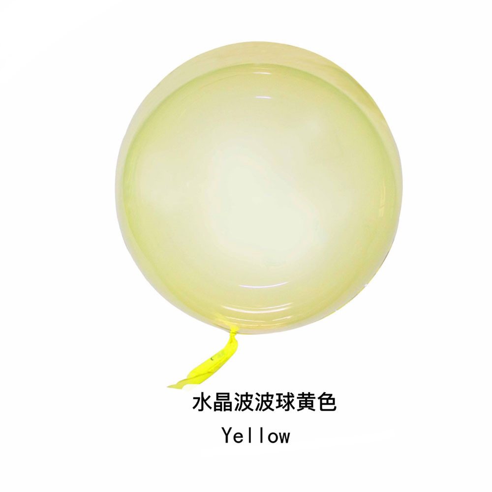 Stretched crystal bounball 18-inch color transparent bounball wedding party decoration balloon details Picture