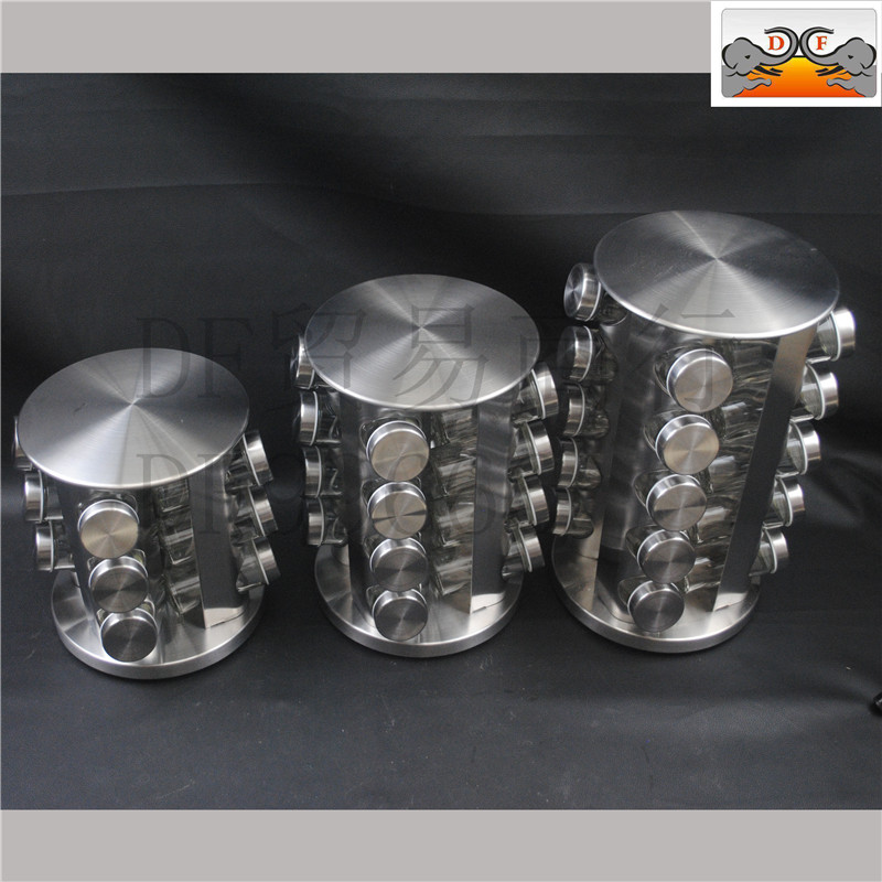 علبة دوار من طراز DF99666 16 16 علبة من علب التوابل الدوارة الخاصة بالمطابخ من طراز DF Trading House من طراز DF9966.