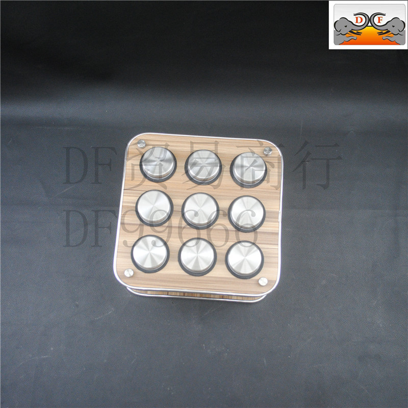 زجاجة (DF99666 16 16 قارورة خشبية جديدة ذات مساحة منزلية جديدة، مزود بمفاصل من نوع DF Tradding House مع مجموعة من أملاح (DF Trading House) details Picture