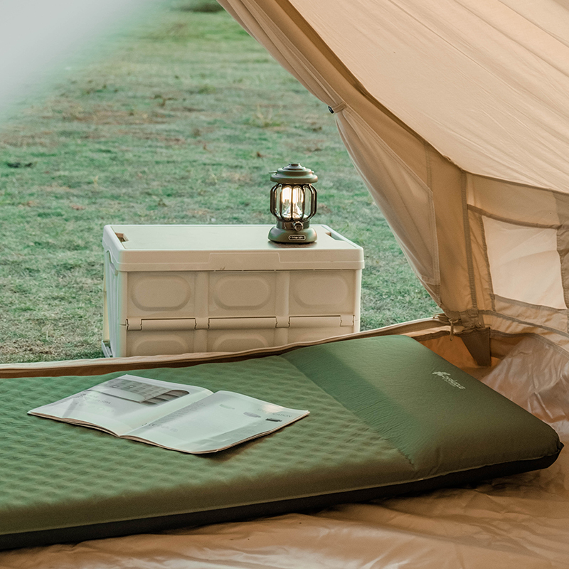 Xanuoduji outdoor automatic inflating pad, single person widened and thickened with pillow, 7 cm camping tent moisture-proof pad Specification image