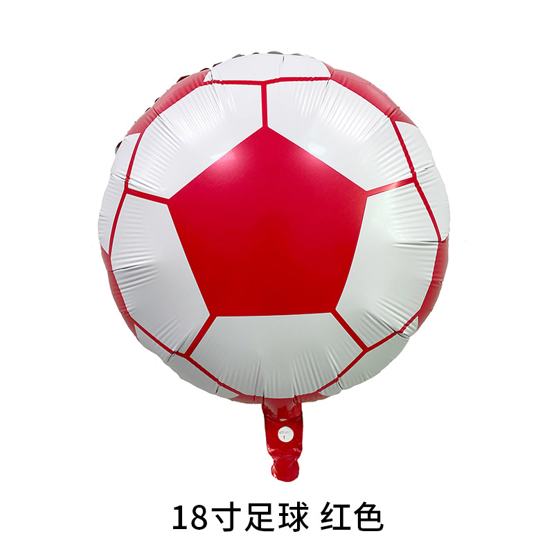 18-inch World Cup football aluminum film balloon shopping mall sports meeting birthday party decoration background balloon wholesale supplies Application Scenario