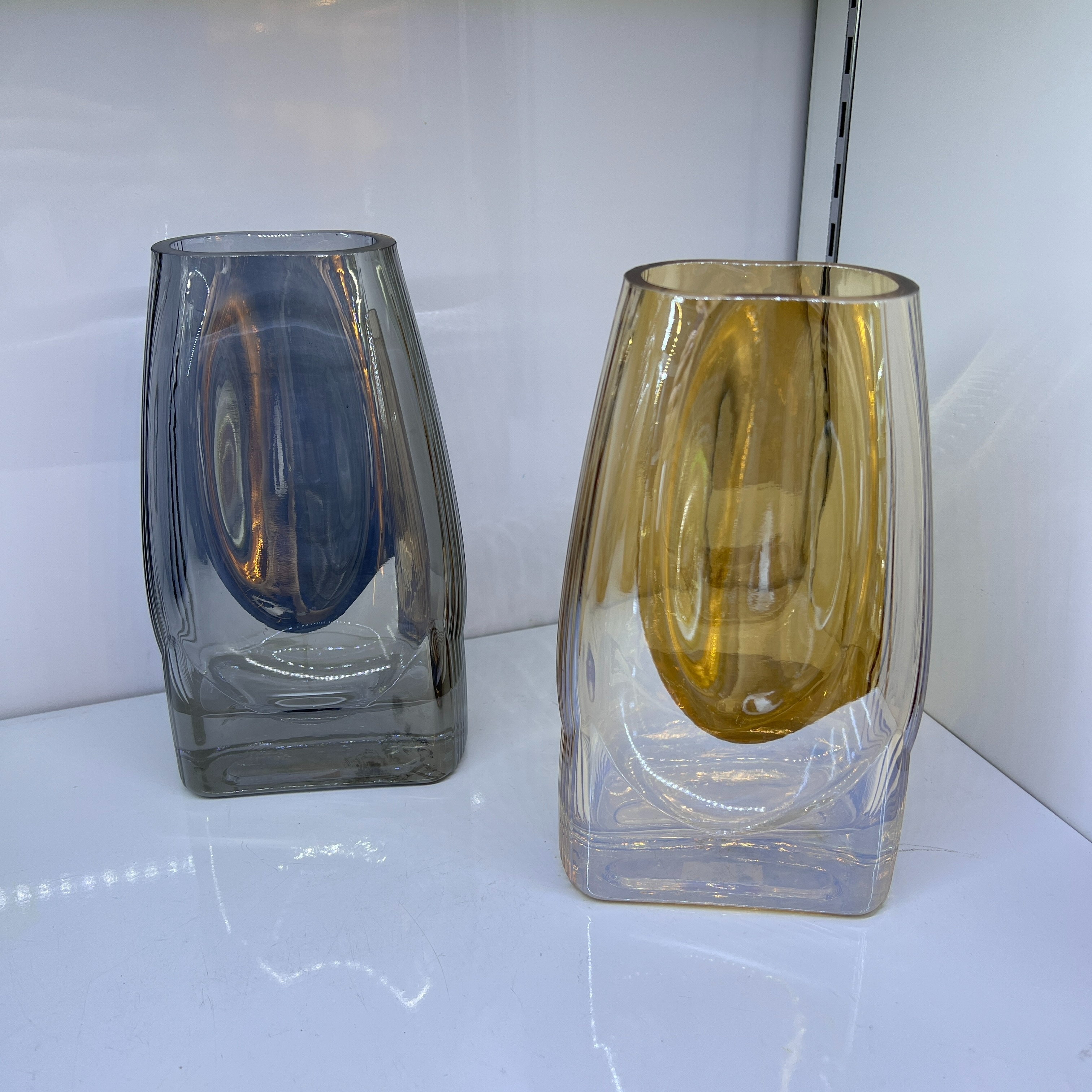 北艺简约工艺品礼品金边玻璃花瓶工艺品03