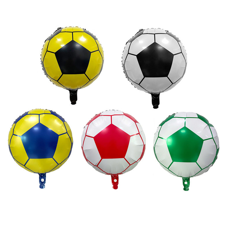 18-inch World Cup football aluminum film balloon shopping mall sports meeting birthday party decoration background balloon wholesale supplies