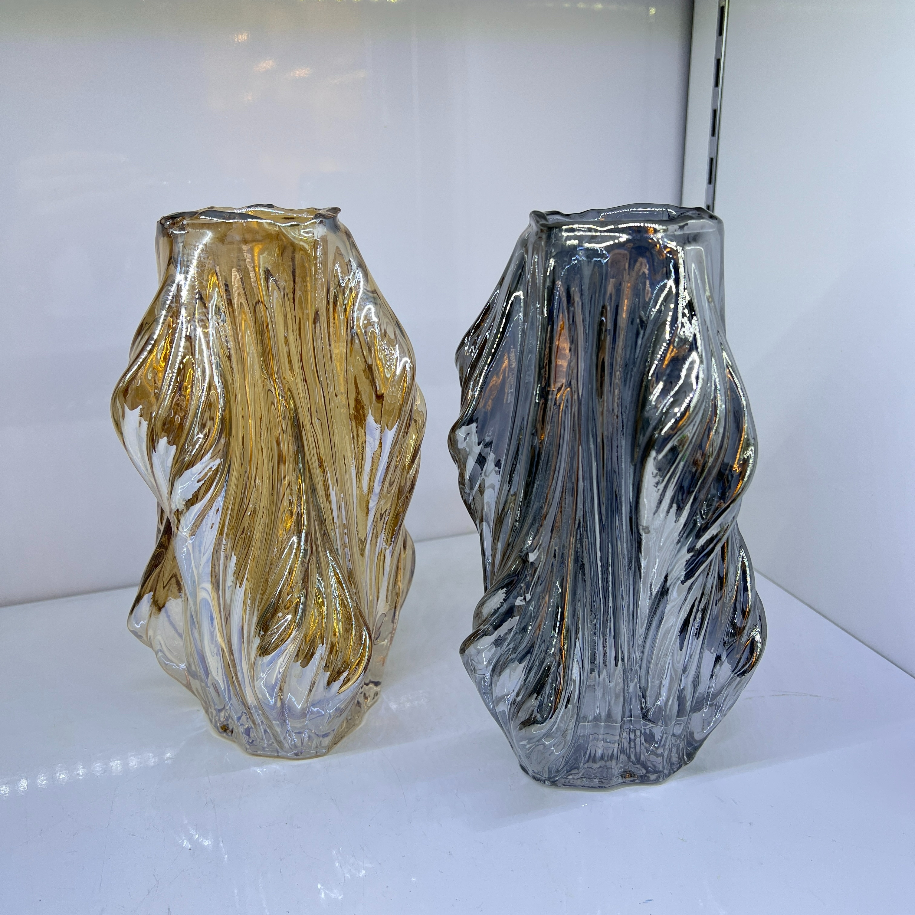 Beiyi Simple Handicrafts Gift Gold-rimmed Glass Vase Handicrafts 06