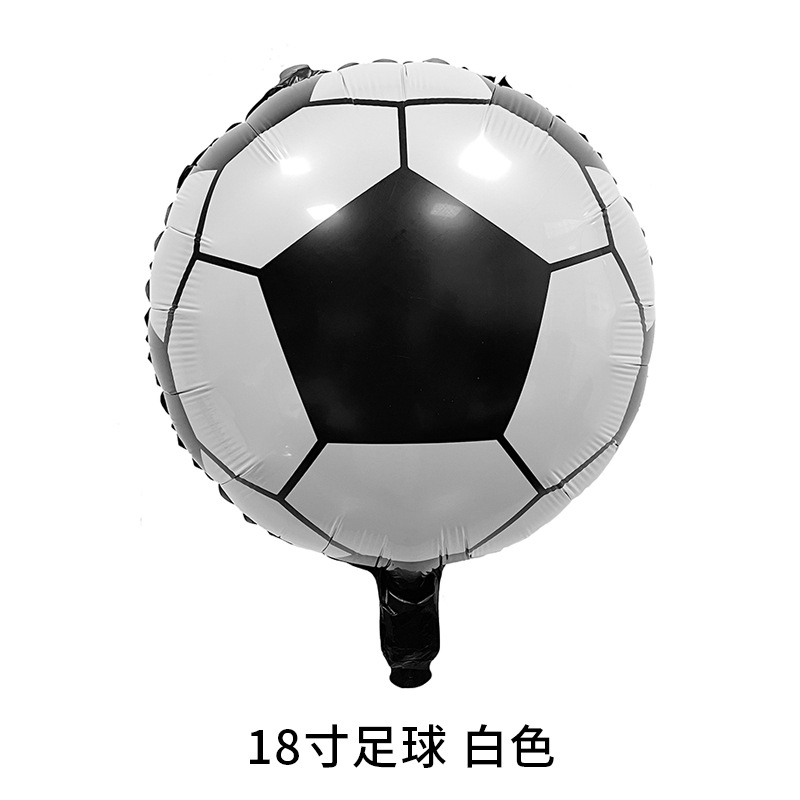 18-inch World Cup football aluminum film balloon shopping mall sports meeting birthday party decoration background balloon wholesale supplies details Picture