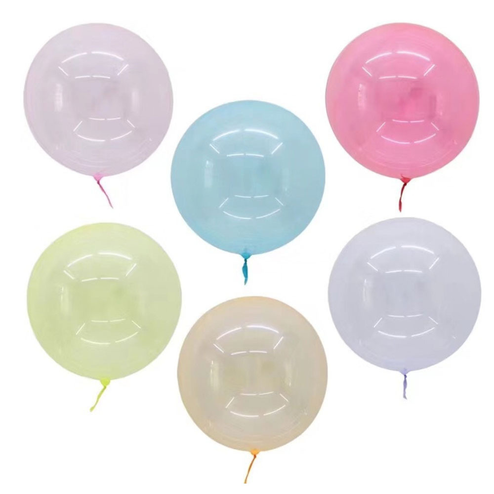 Stretched crystal bounball 18-inch color transparent bounball wedding party decoration balloon