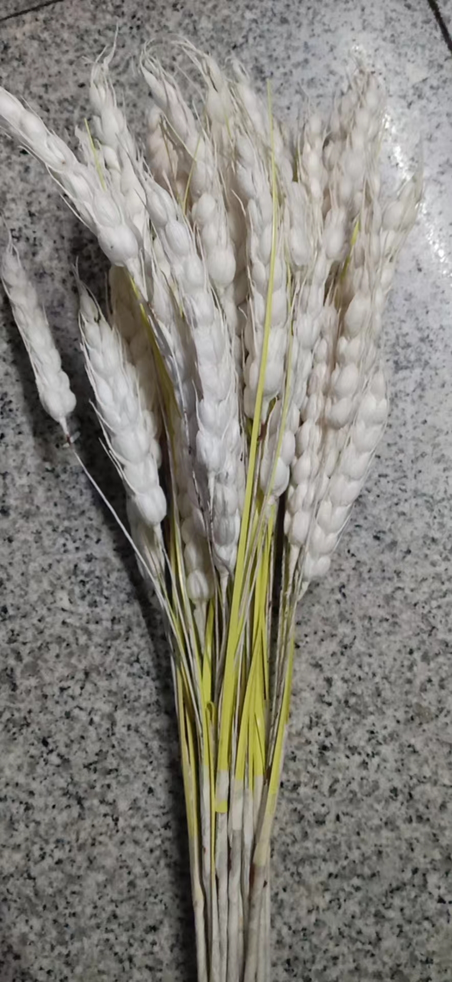 Handmade wheat simulation flower arrangement accessories, factory direct sales, single wheat details Picture