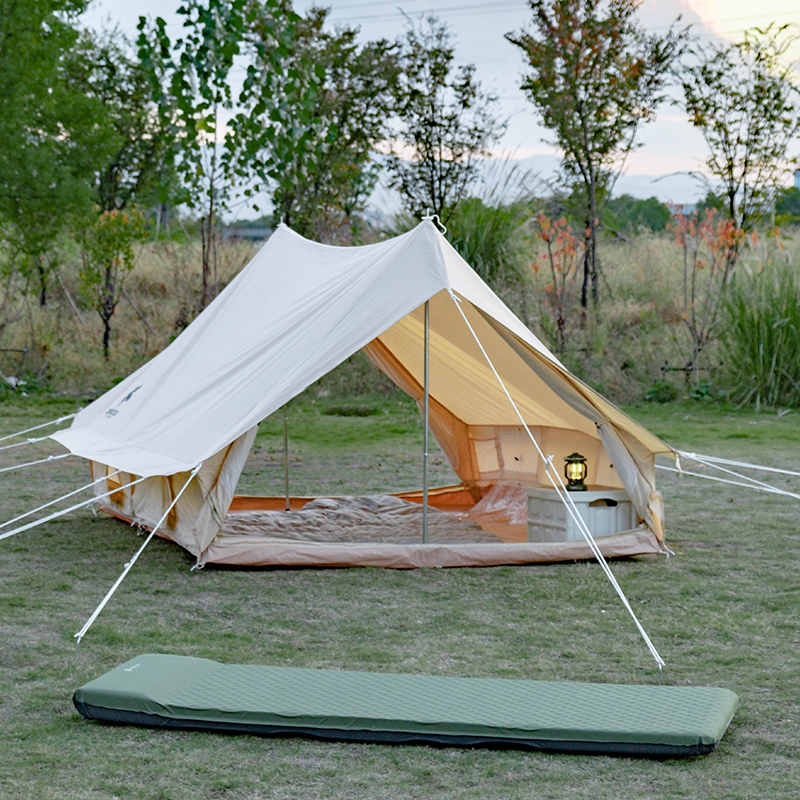 Xanuoduji outdoor automatic inflating pad, single person widened and thickened with pillow, 7 cm camping tent moisture-proof pad Item Picture