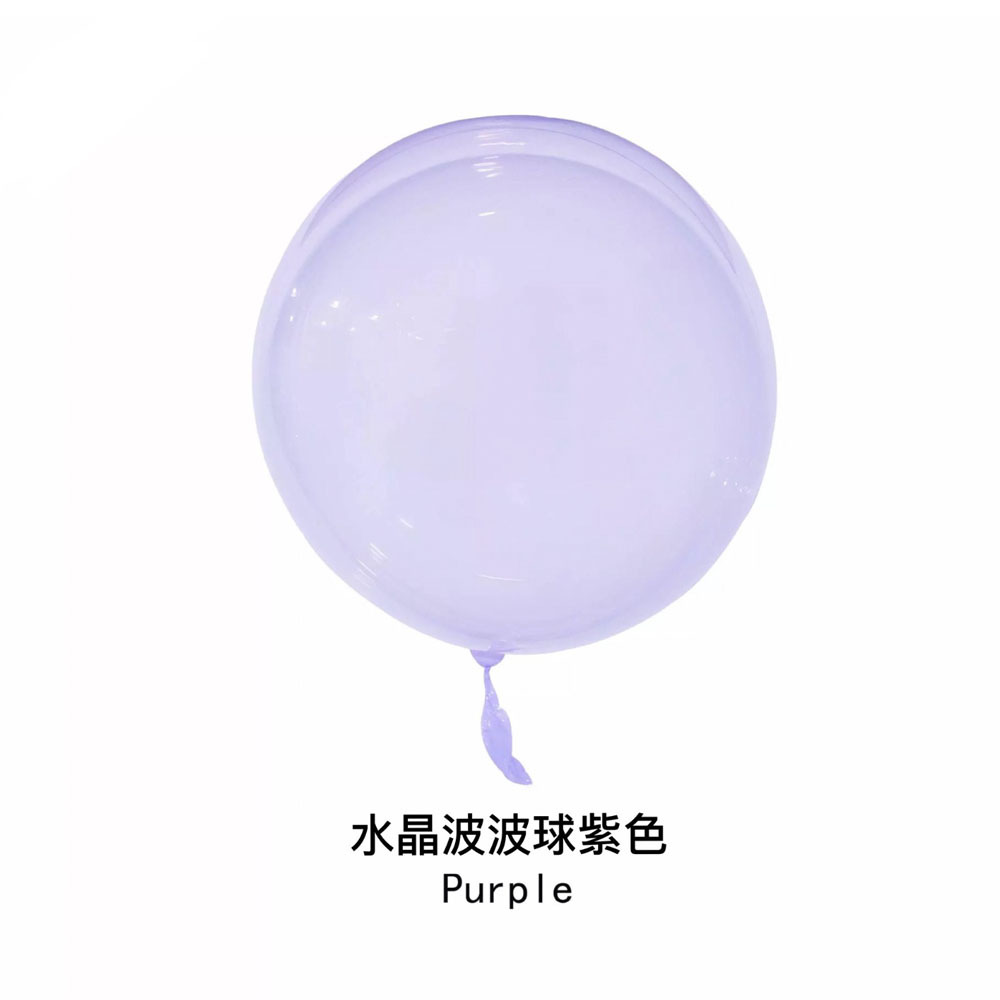 Stretched crystal bounball 18-inch color transparent bounball wedding party decoration balloon Specification image