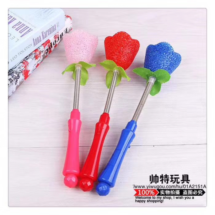 Particle Big Heart Five-pointed star rose Flash stick Application Scenario