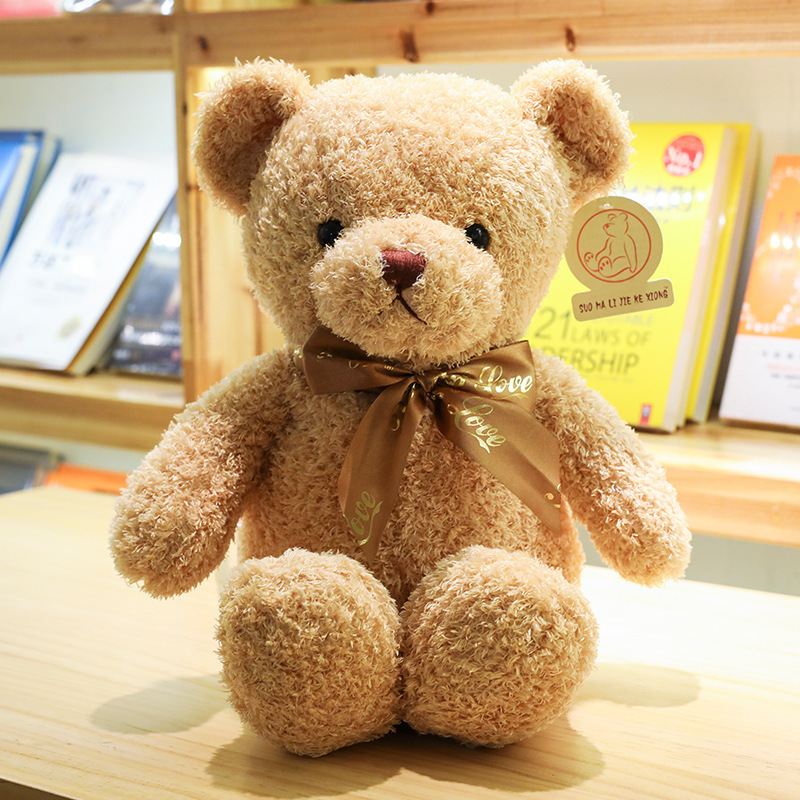 21 cm corazón oso oso de peluche peluche cojín regalo de niños para niñas teddy bear juguete de regalo de festival Specification image