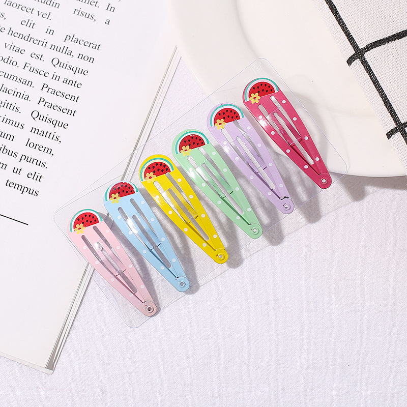 新强 XX品牌糖果色BB夹甜美少女盘发卡侧边夹公主碎发刘海滴油发夹头饰XX型号 4564