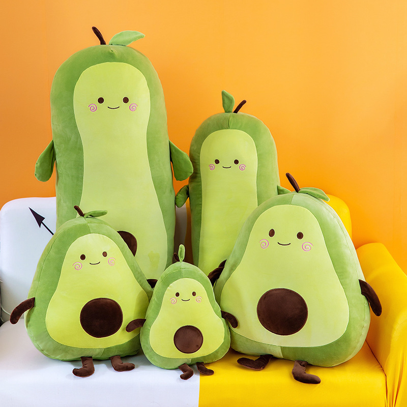Aguacate peluche juguete red fat modelo redondo muñeca fruta boneca dormir clip piernas abajo relleno almohada para niños adulto alivio de presión peluche juguete Application Scenario
