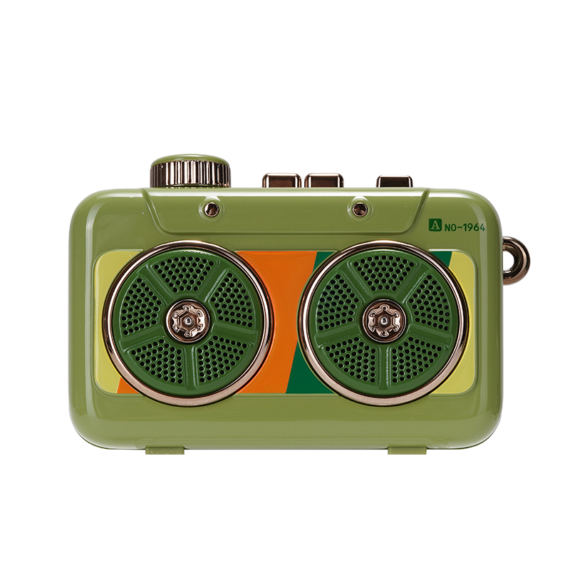 猫王音响 MW-P6蓝牙音箱霹雳唱机户外便携式多功能小音响迷你随身大音量超长待机 绿色详情图3