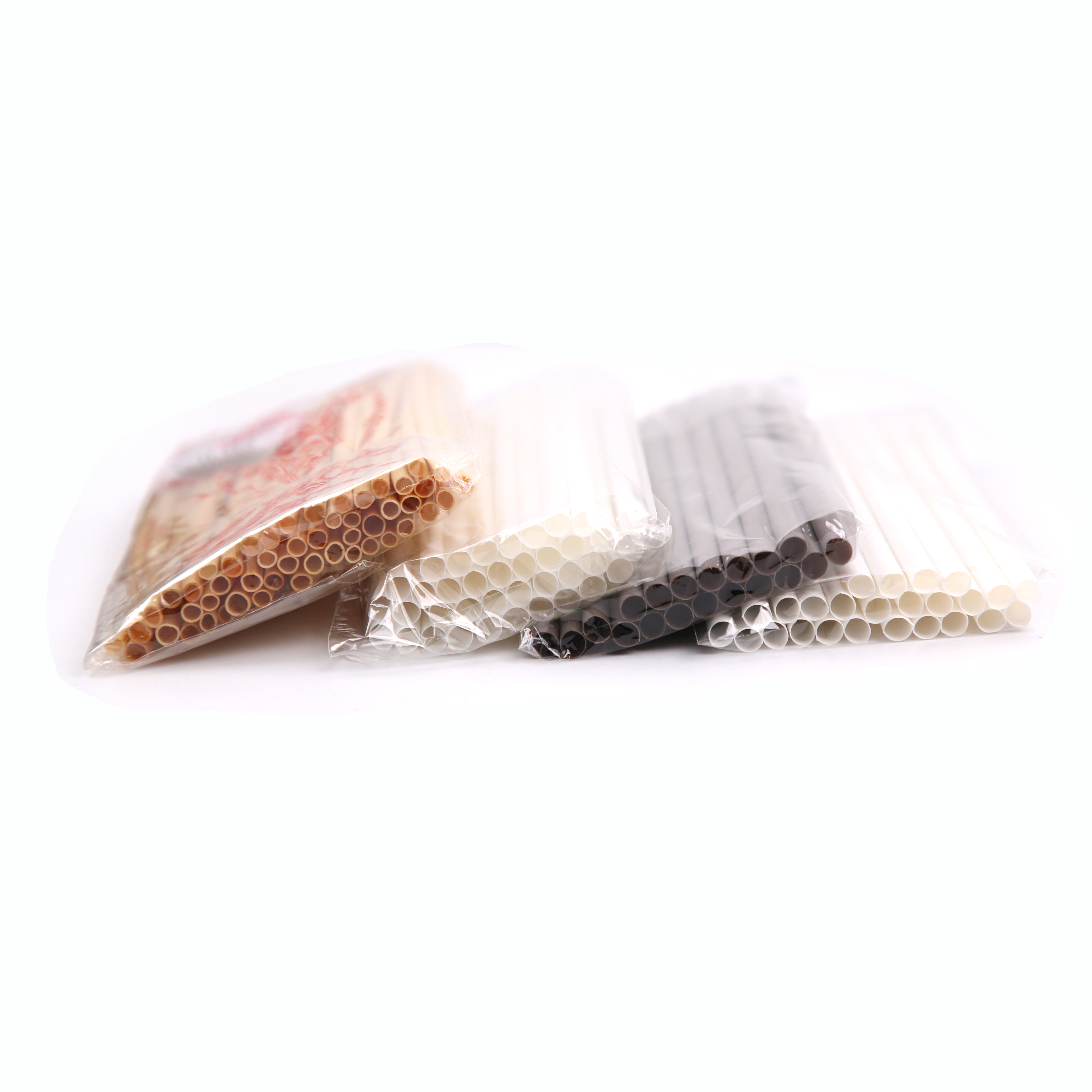 木本色一次性吸管 独立包装食品级可降解商用奶茶咖啡竹粉吸管批发