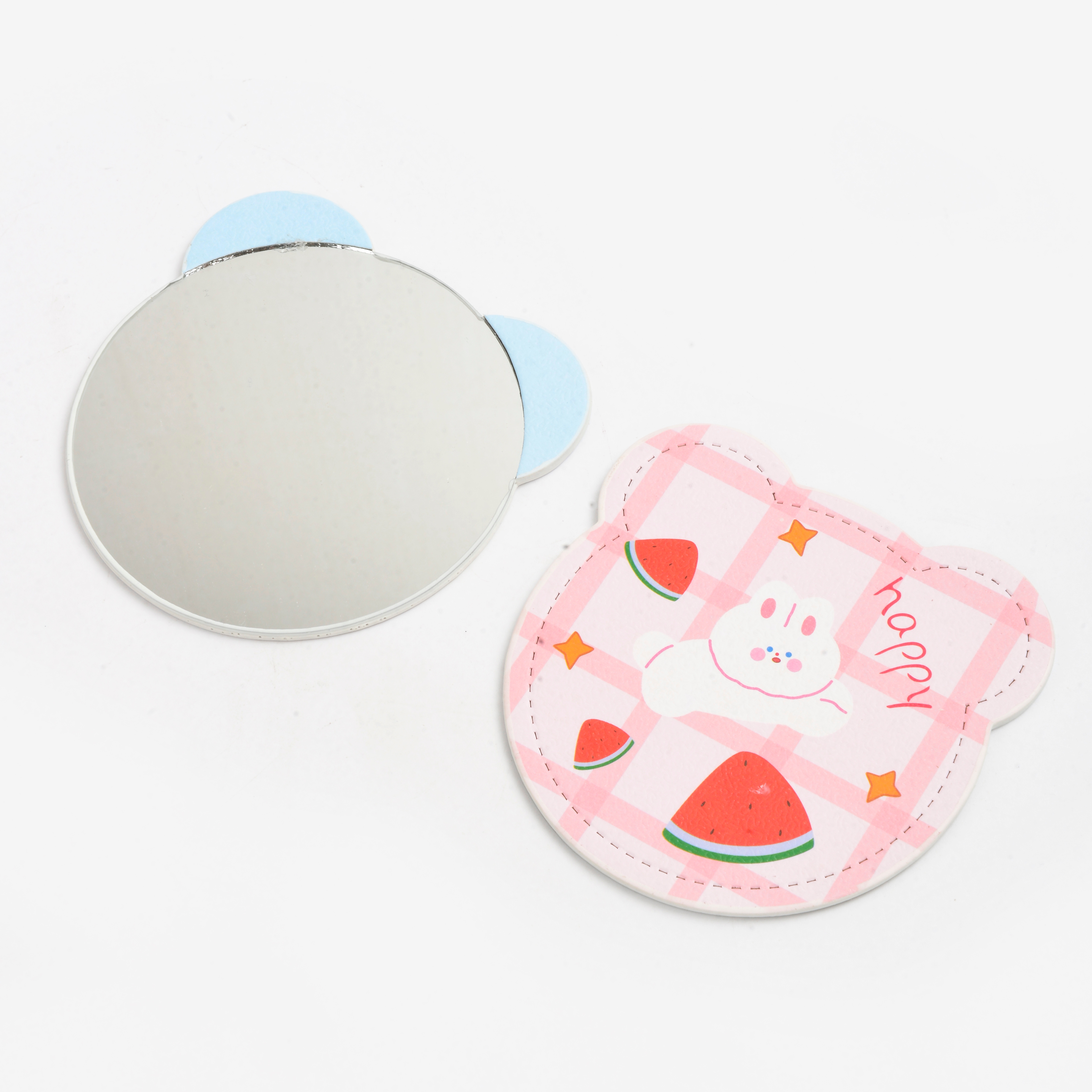 Creative cartoon cute anime mini mirror, cute anime makeup mirror, portable mirror, mini round mirror Specification image