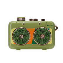 猫王音响 MW-P6蓝牙音箱霹雳唱机户外便携式多功能小音响迷你随身大音量超长待机 绿色