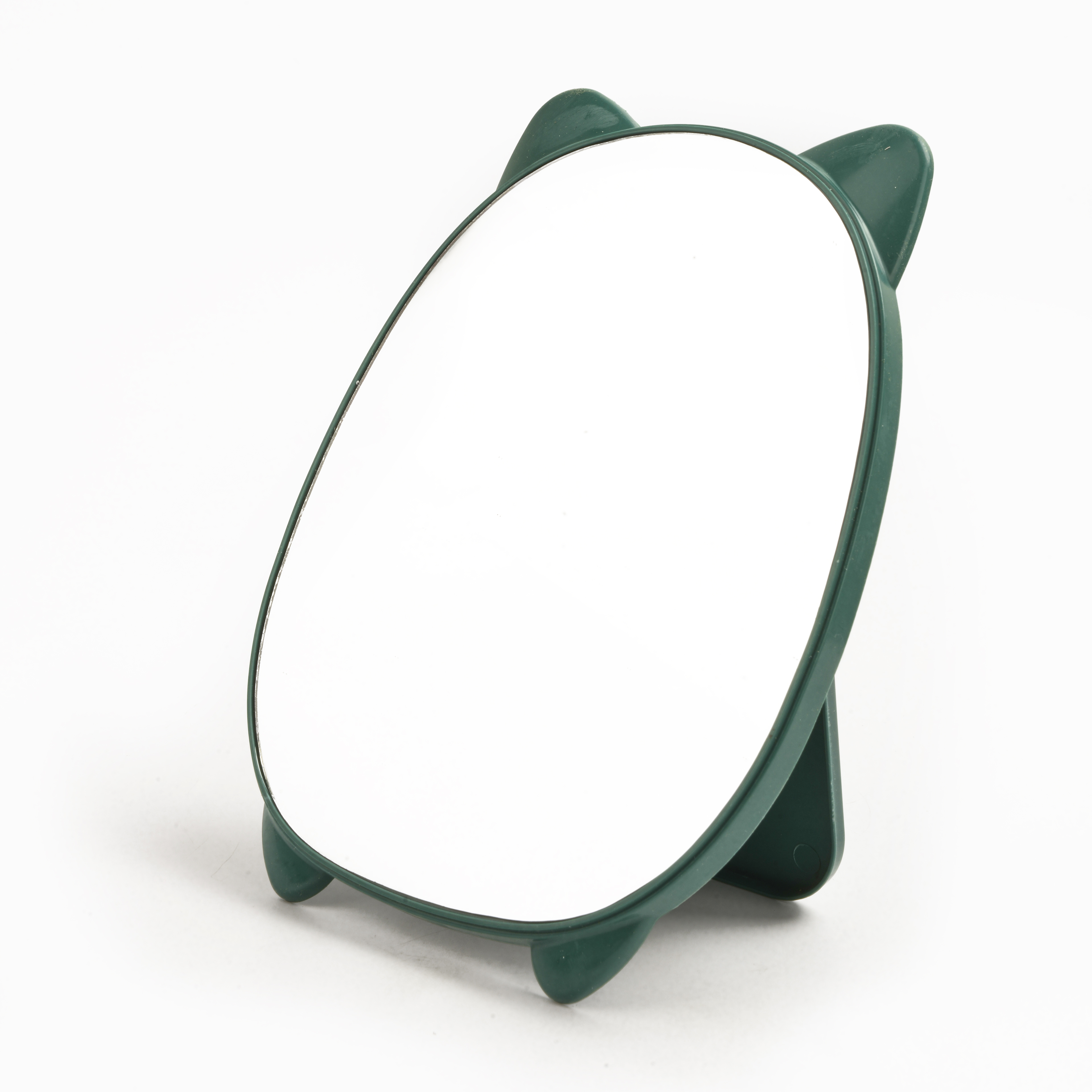 Cartoon folding makeup mirror, simple Muji style desktop dressing mirror, portable outdoor all-purpose makeup mirror Specification image