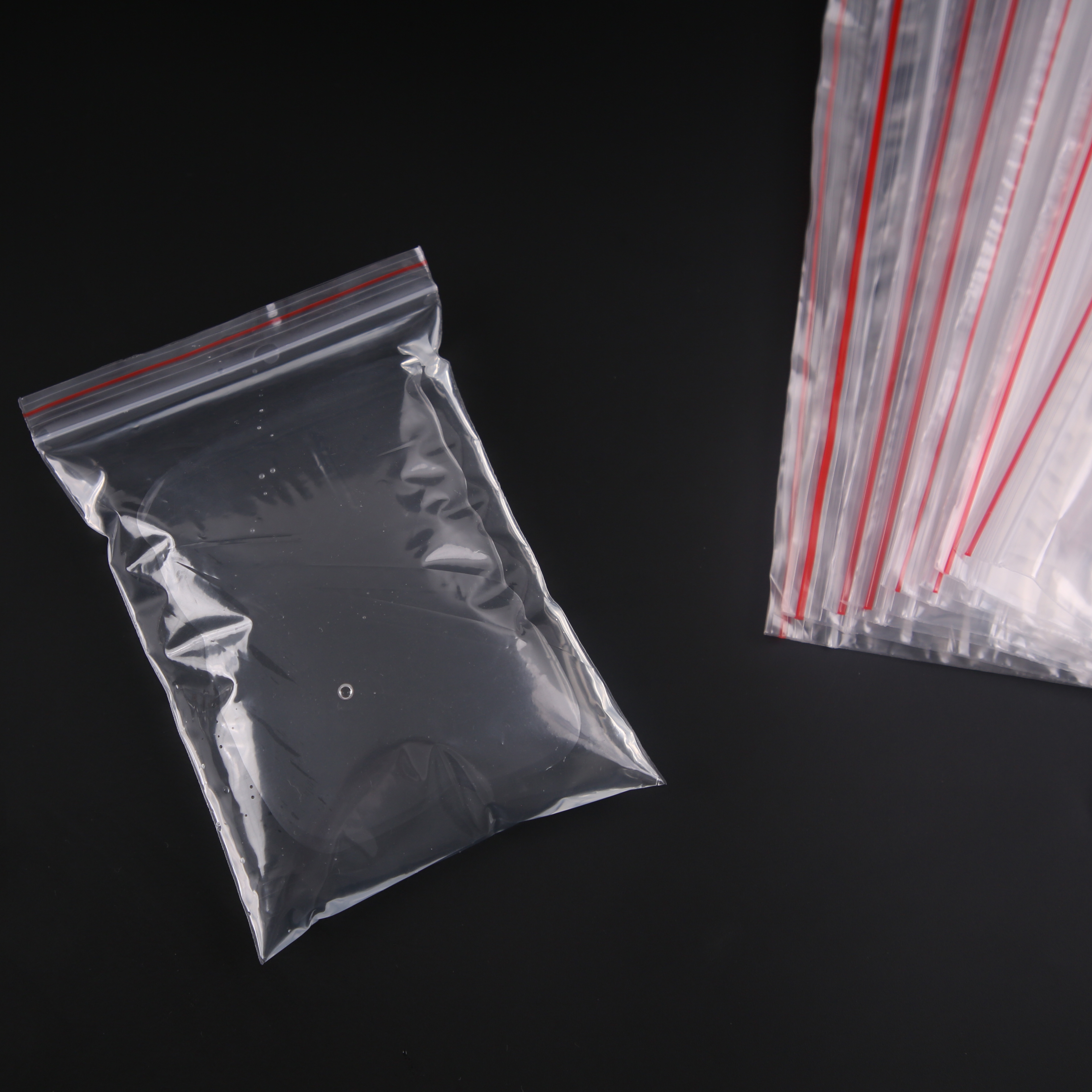 厂家直销现货pe封口袋透明保鲜密封收纳拉链袋密实袋塑料产品包装袋PE自封袋3