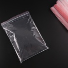 厂家直销现货pe封口袋透明保鲜密封收纳拉链袋密实袋塑料产品包装袋PE自封袋4