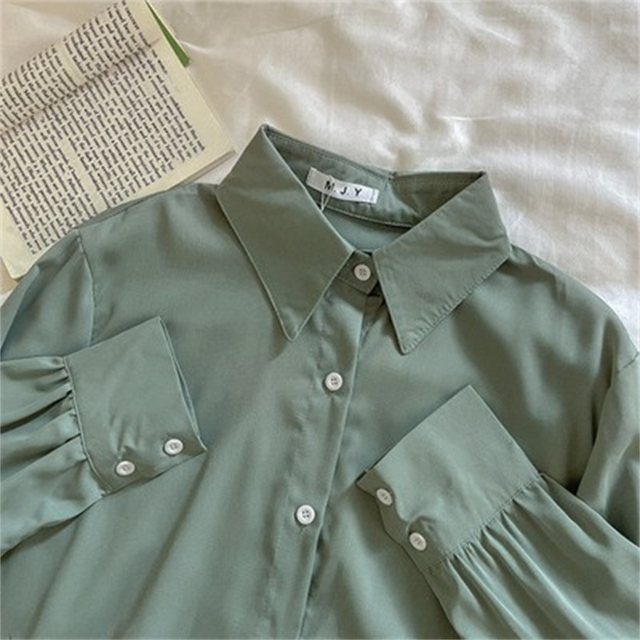 衬衫女秋冬设计感小众叠穿上衣衬衣高级感外套2022年新款女装2022年秋季新款女装时尚休闲长袖衬衫7