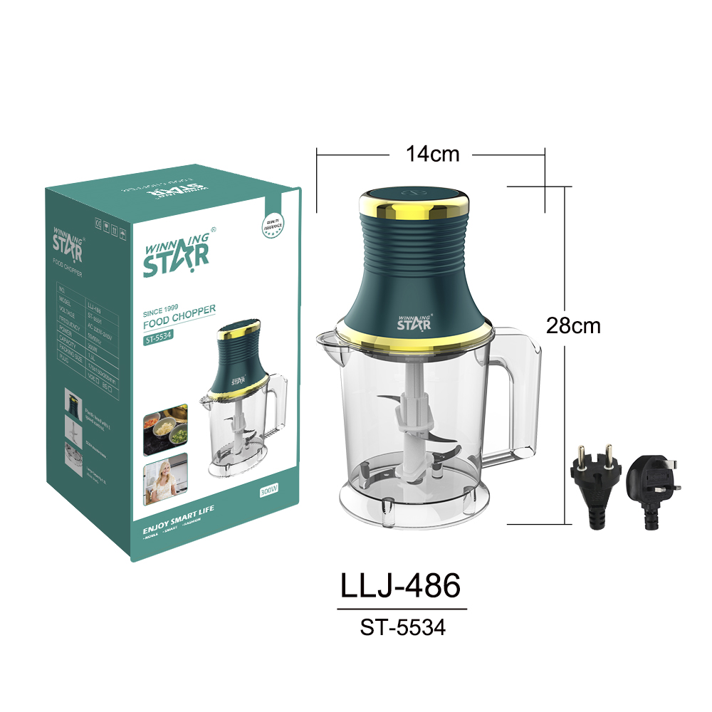 LLJ-486,  1.5L  玻璃款料理机 food  processor