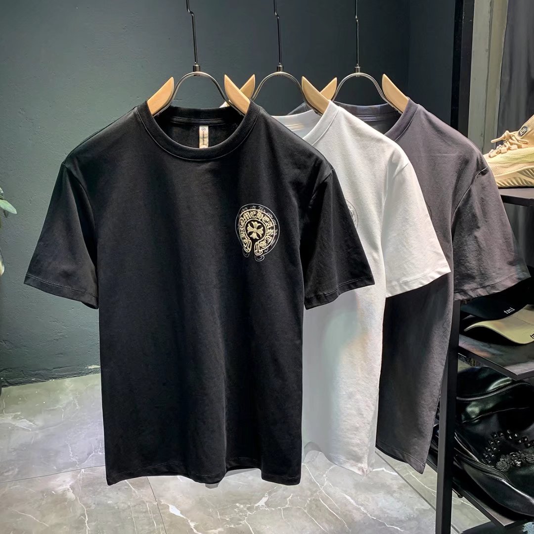 2022秋冬季款时尚潮流烫钻半袖T恤短袖圆领恤长袖衫打底恤男长2022新款男装夏季网红小伙圆领印花T恤韩版修身潮牌短袖上