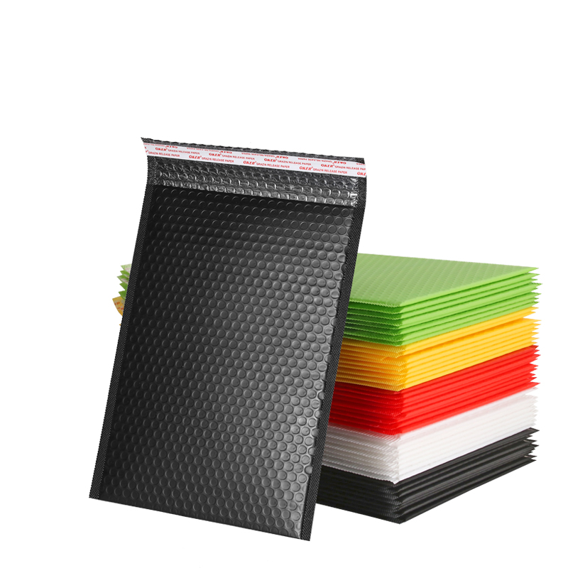 Sanhai Packaging has co-extruded film bubble envelope bags in stock, black thickened bubble bags, e-commerce packaging bags, factory production of foam bags, bubble bag wholesale 7 details Picture