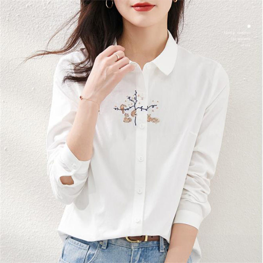 女式衬衫实物图