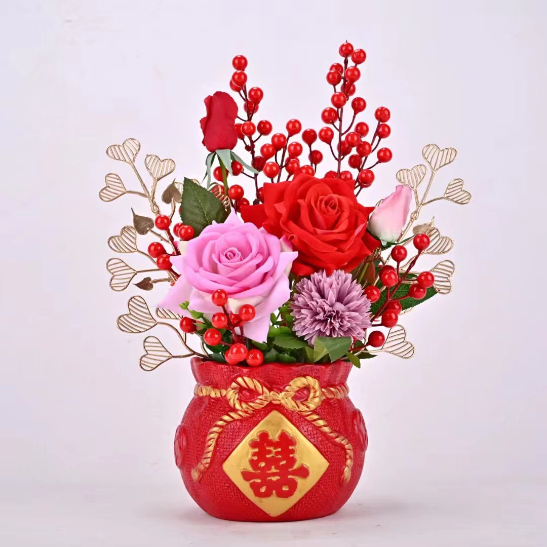 Money Bag Ceramic Vase 14