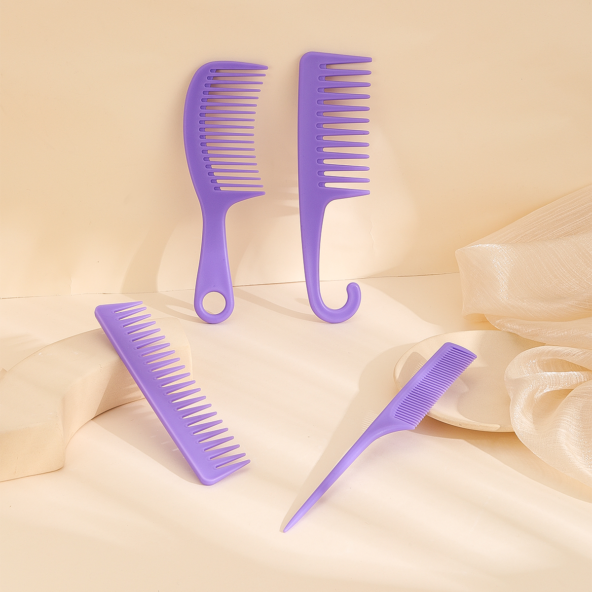 Comb, hair straightening comb, hair cutting comb, dual-purpose comb, styling comb set Specification image