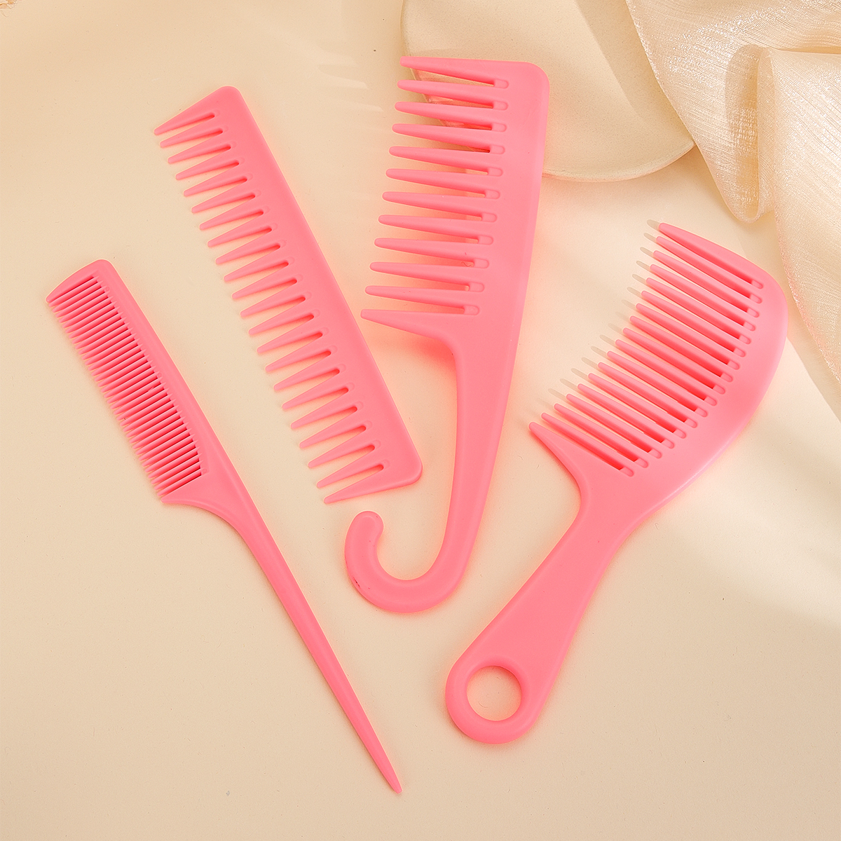 Comb, hair straightening comb, hair cutting comb, dual-purpose comb, styling comb set details Picture