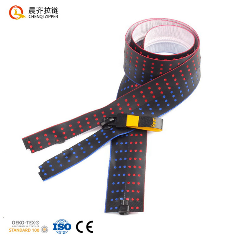 No. 7 pu waterproof zipper, customizable factory direct sales, fashionable clothing zipper details Picture