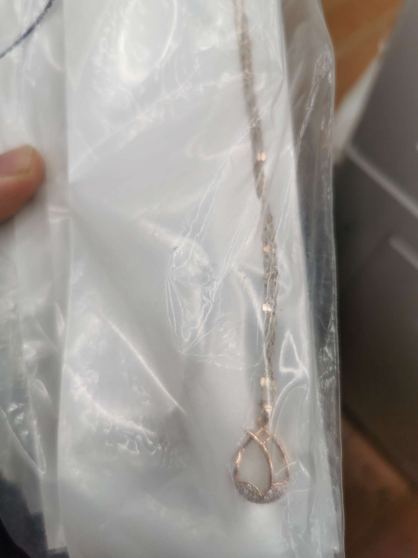 钛钢郁金香玫瑰金项链淘宝热卖主播爆款